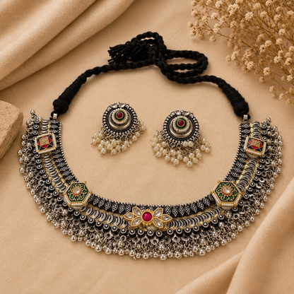Rajwada Pearl Choker Set