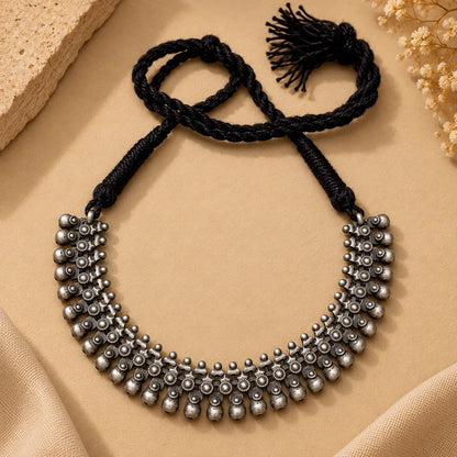 Antique Beaded Fringe Necklace