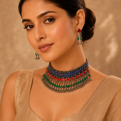 Afghani Choker Set